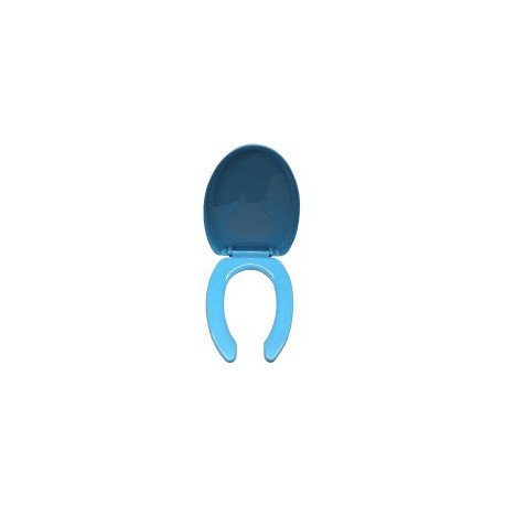 Asiento baño Cosmos 96 alargado azul