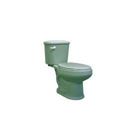 Sanitario alargado Tulipán verde 4.8 l