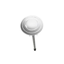 Botón sencillo cromado para descarga de torre de 38 o 48 mm.