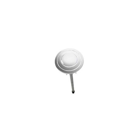 Botón sencillo cromado para descarga de torre de 38 o 48 mm.