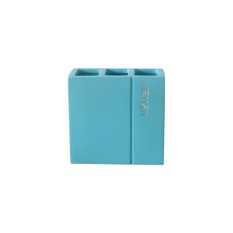 Portacepillo Letras turquesa
