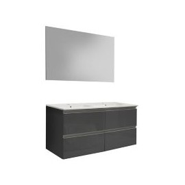 Mueble de baño Vega con espejo gris