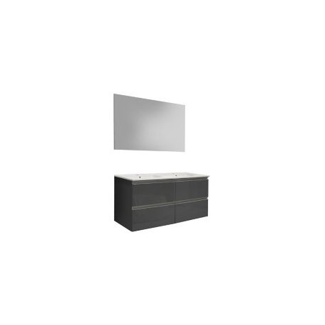 Mueble de baño Vega con espejo gris