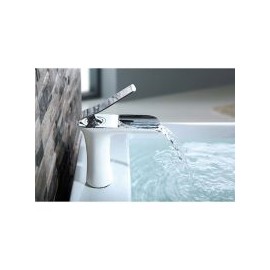 Monomando de lavabo Cales blanco