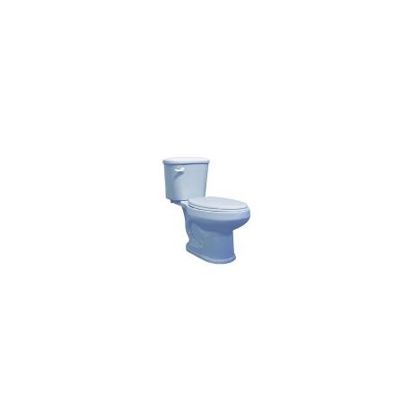 Sanitario alargado Tulipán azul 4.8 l