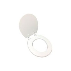 Asiento baño Acojinado liso blanco