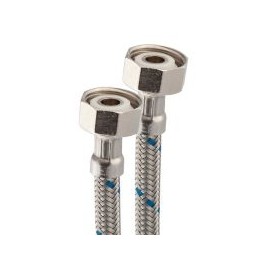 Manguera   w.c. acero inox ll 1/2x7/8x35