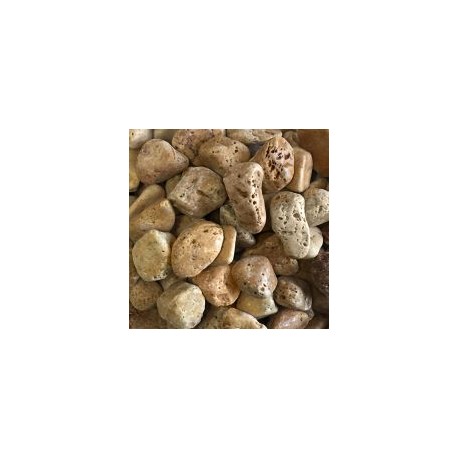 Canto rodado amarillo 0.25 pies cúbicos