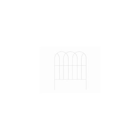 Cerca arco metálica grande blanca 56 x 230 cm