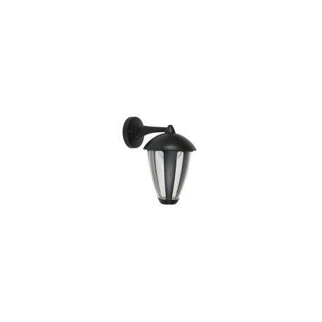 Arbotante Granada led 8W negro 1luz neutra 800lm metal 30cm