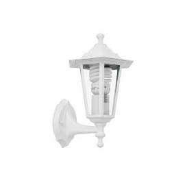 Arbotante Capri 60W blanco 1luz E27 metal Ip44 30cm