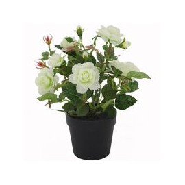 Rosa lila planta artificial 21 x 28 cm