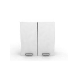 Alacena grande 2 puertas verticales blanco frosty