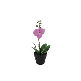 Orquídea lila artificial 15 x 11 x 25 cm