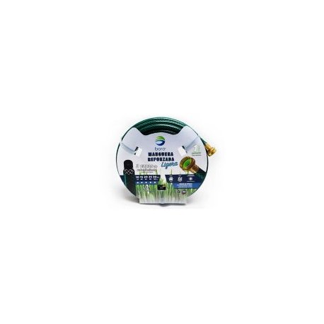 Manguera tramada verde 3 capas 1/2" 15 m