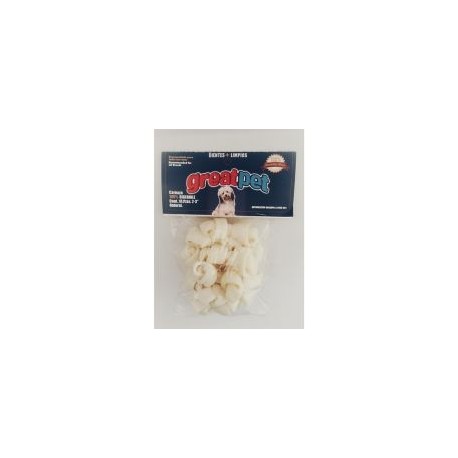 Hueso carnaza natural 2-3" 10 pzas