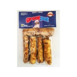 Rollo carnaza sabor carne 4-5" con omega 3 5 pzas
