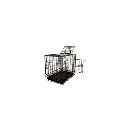 Jaula metálica plegable para mascota 19"