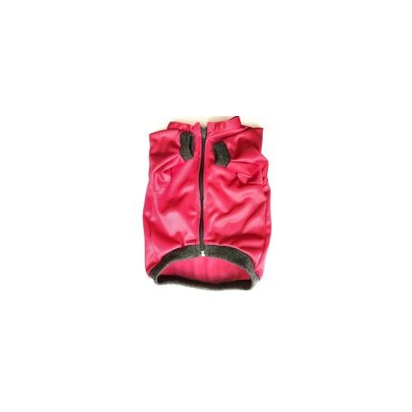 Sudadera extra chica fucsia c/aplicación reflejante