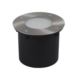 Empotrado exterior led 7W Reap plata 700lm metal IP44 8.5cm