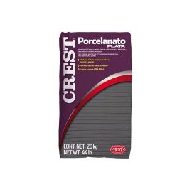 Adhesivo para porcelanato gris 20 kg