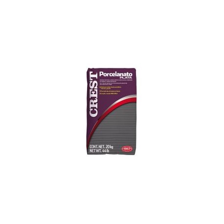 Adhesivo para porcelanato gris 20 kg