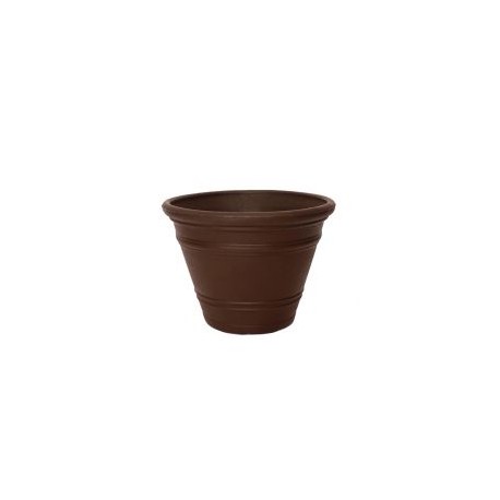 Maceta doble pared plástico 178 chocolate 32" deco int./ext