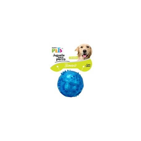 Juguete pelota flexible con sonido grande