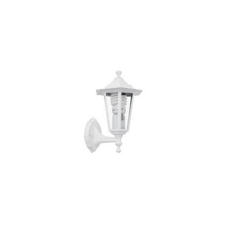 Arbotante Capri 60W blanco 1luz E27 metal Ip44 30cm