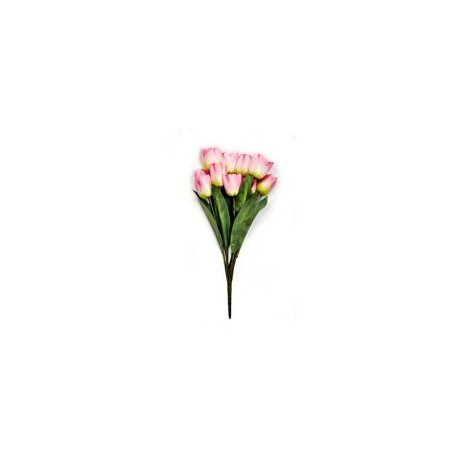 Ramo de 11 tulipanes rosa