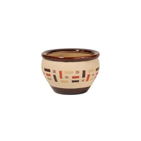 Maceta Ladrillo HV-297BR Café 30 x 21 cm