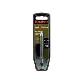 Broca vidrio 1/4pg bauker