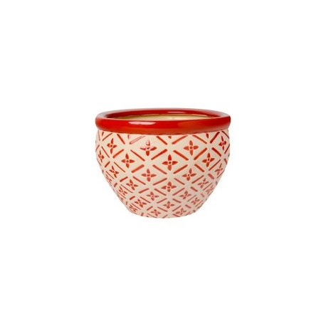 Maceta panal rojo 30x21