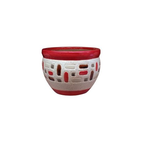 Maceta ladrillo rojo 23x16 cm