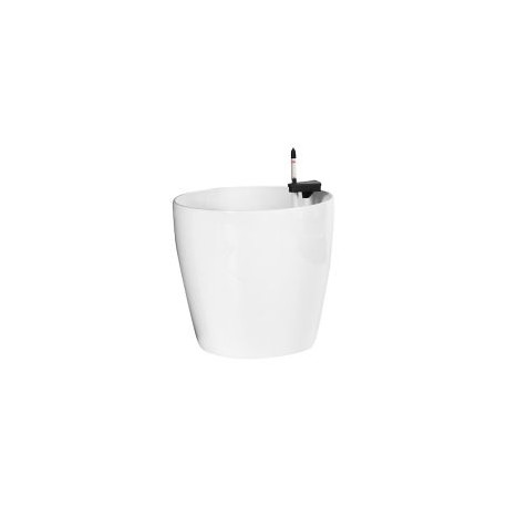Maceta autorriego clásico 45 x 42 cm blanca