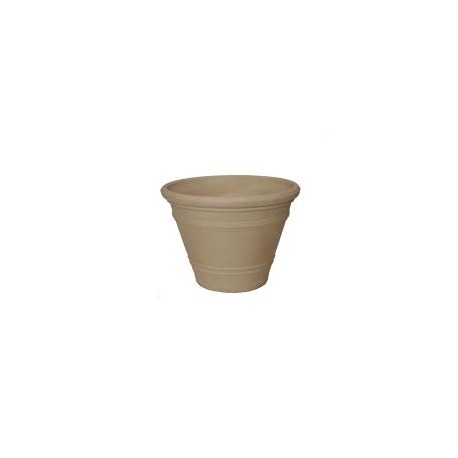 Maceta doble pared plástico 178 ivory 32" deco int./ext