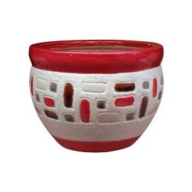 Maceta ladrillo rojo 17x12 cm