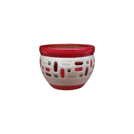 Maceta ladrillo rojo 17x12 cm