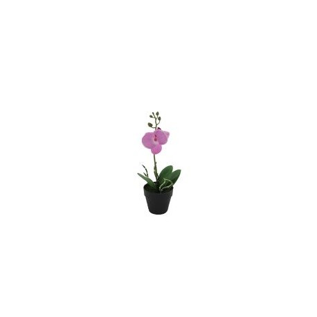 Orquídea lila artificial 15 x 11 x 25 cm