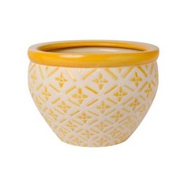 Maceta panal amarillo 30x21