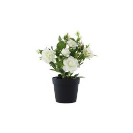 Rosa mini planta artificial 27 cm