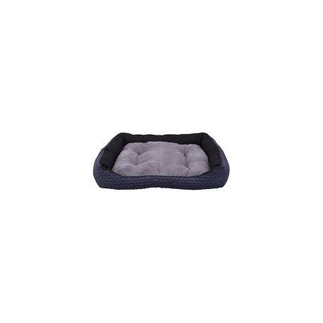 Cama p/perro de polipiel c/loneta materiales resistentes