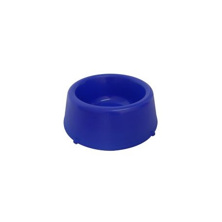 Plato para mascota plástico pesado jumbo azul