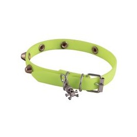 Collar de caucho extra chico neón