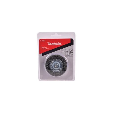 Carda circular de alambre 3" zanco 1/4" p/taladro