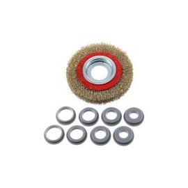 4" Grata circular, acero ondulado