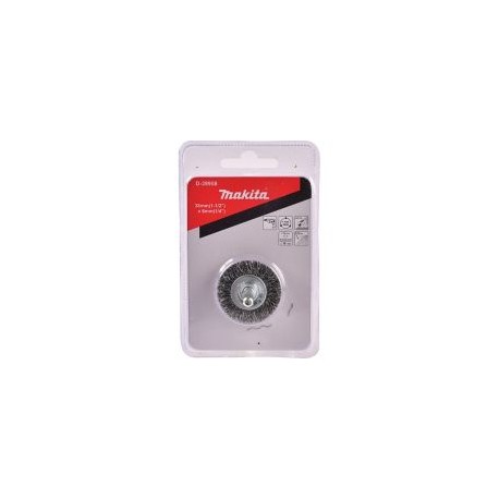 Carda circular de alambre 1 1/2" zanco 1/4" p/taladro