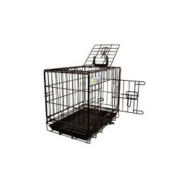 Jaula metálica plegable para mascota 19"