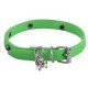 Collar de caucho hipoalergénico extra chico verde