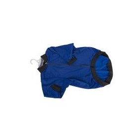 Sudadera grande azul c/aplicación reflejante